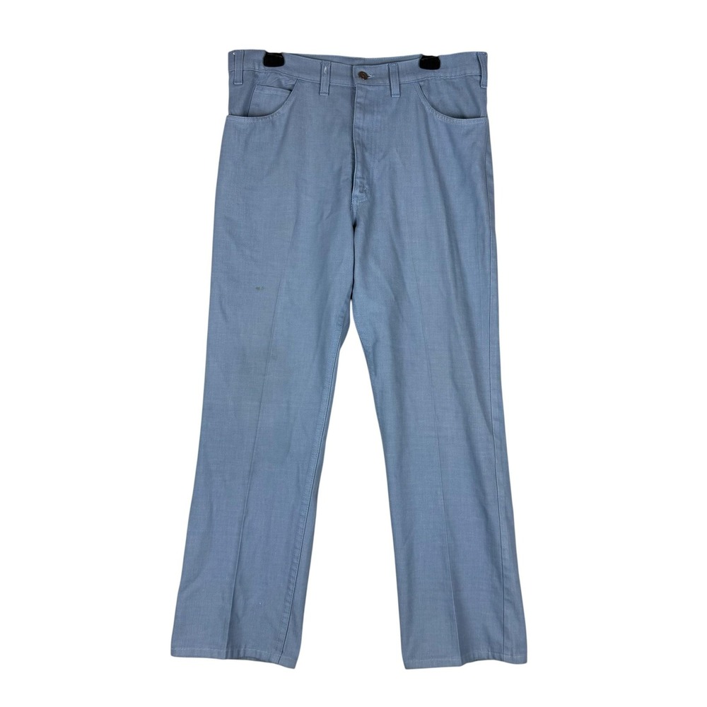 Vintage Levi's Sta-Prest Chino Pants Mens 34x30 Blue Regular Straight Workwear‎